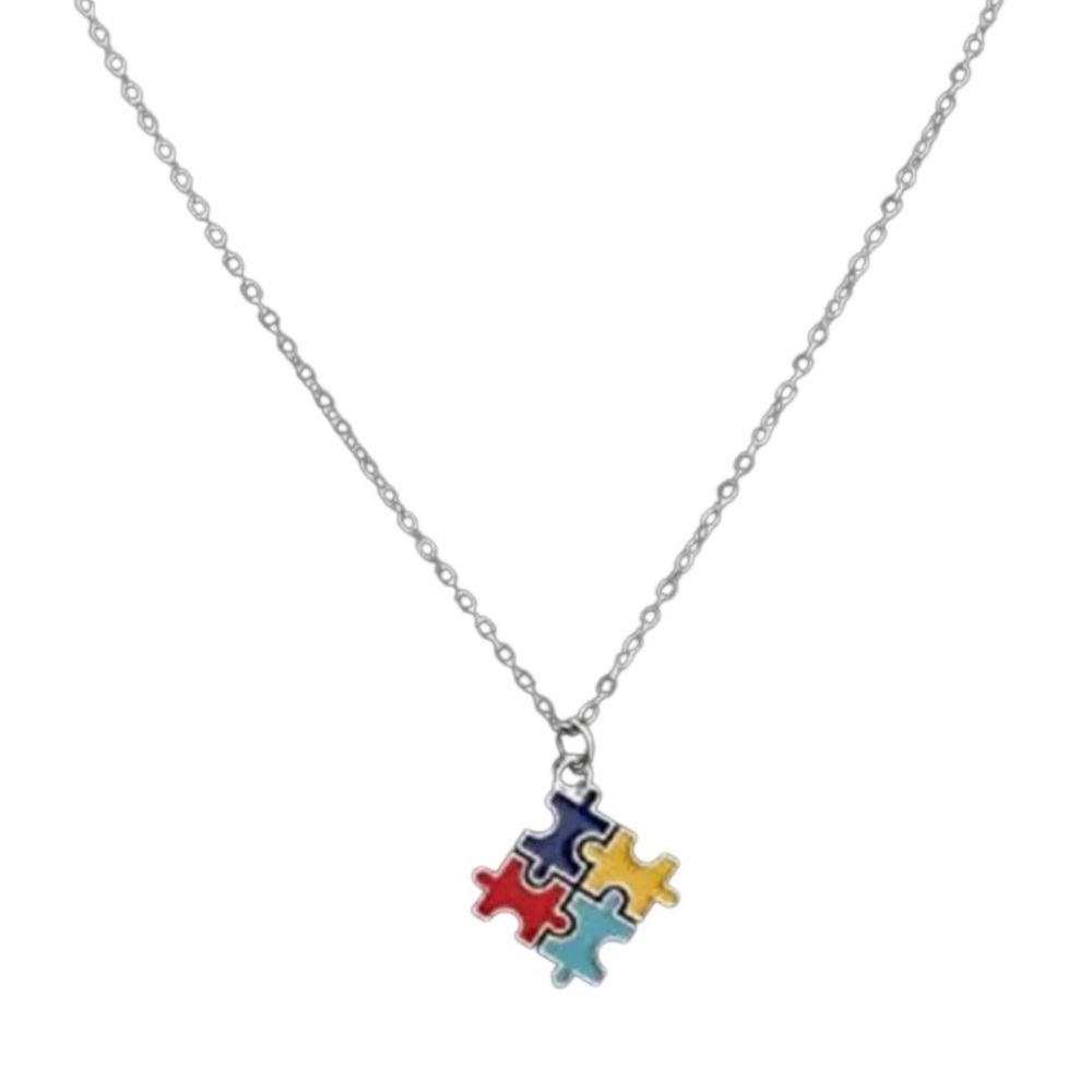 Autism Awareness Necklace NWT
